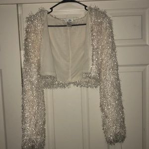 I heart raves confetti top